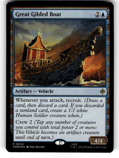 Great Gilded Boat – 42 HOB: The Hobbit R Foil NM