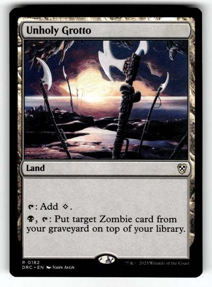 Unholy Grotto – 182 DRC: Commander: Aetherdrift R NM