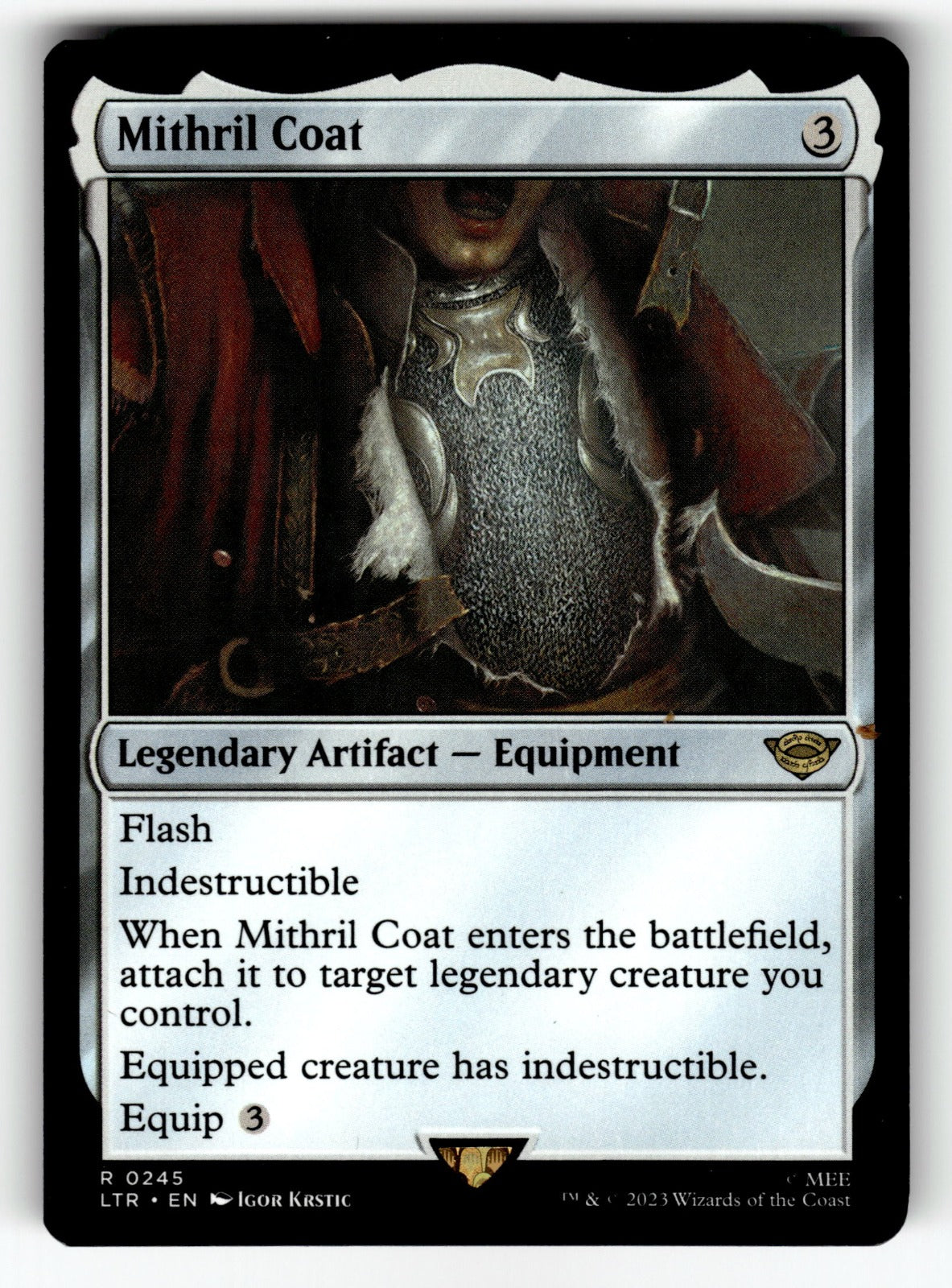 Mithril Coat – 245 LTR: Universes Beyond: The Lord of the Rings: Tales of Middle-earth R NM