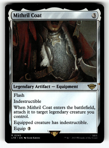 Mithril Coat – 245 LTR: Universes Beyond: The Lord of the Rings: Tales of Middle-earth R NM