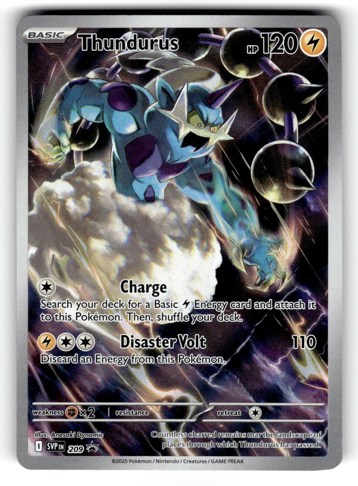 Thundurus – 209 SVP: SV: Scarlet & Violet Promo Cards Promo Holo LP