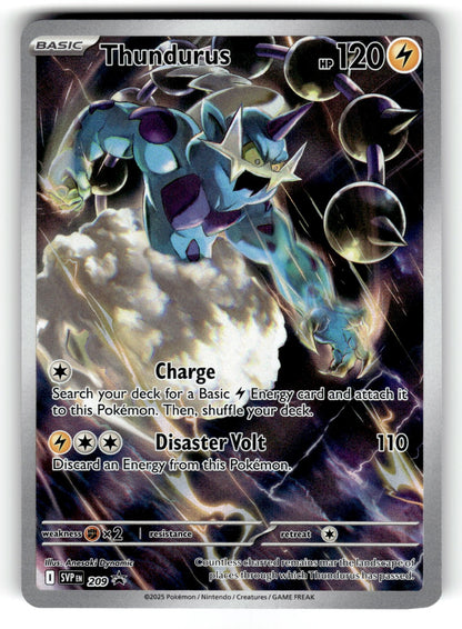 Thundurus – 209 SVP: SV: Scarlet & Violet Promo Cards Promo Holo LP