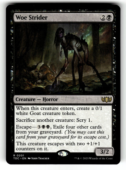 Woe Strider – 201 TDC: Commander: Tarkir: Dragonstorm R NM