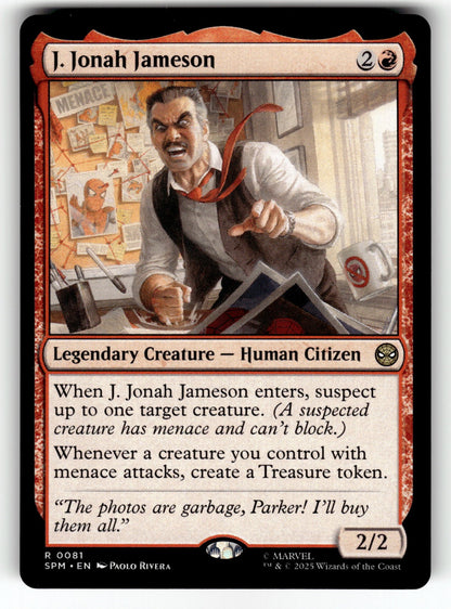 J. Jonah Jameson – 81 SPM: Marvel's Spider-Man R NM
