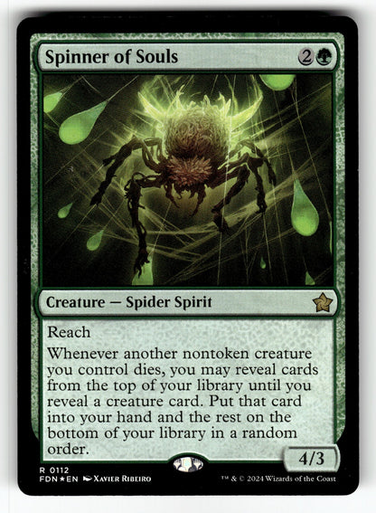 Spinner of Souls – 112 FDN: Foundations R Foil NM