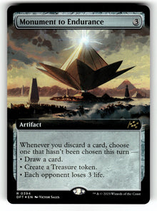 Monument to Endurance (Extended Art) – 394 DFT: Aetherdrift R Foil NM