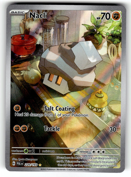 Nacli – 220/193 PAL: SV02: Paldea Evolved Illustration Rare HoloNM