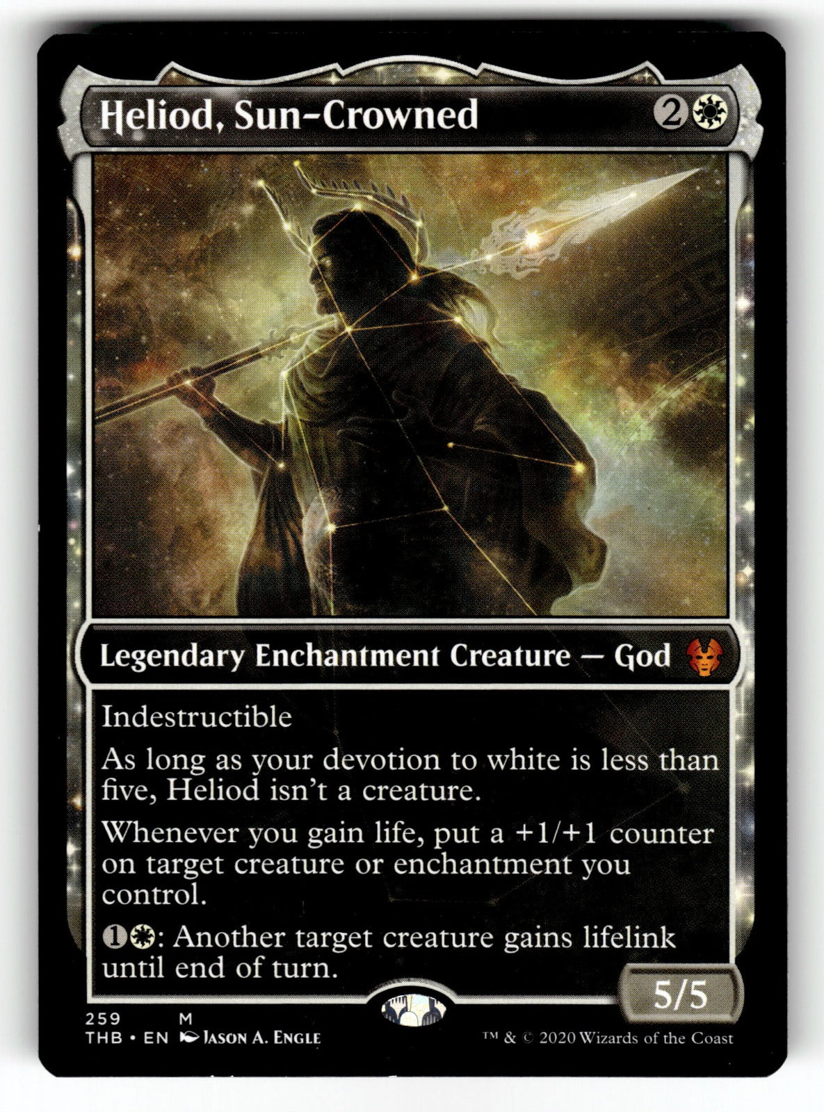Heliod, Sun-Crowned (Showcase) – 259 THB: Theros Beyond Death M NM