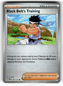 Black Belt's Training - (Poke Ball Pattern) – 097/131 PRE: SV: Prismatic Evolutions Common HoloNM