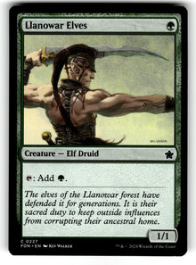 Llanowar Elves – 227 FDN: Foundations C NM