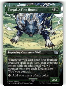 Torgal, A Fine Hound (Borderless) – 345 FIN: FINAL FANTASY U NM