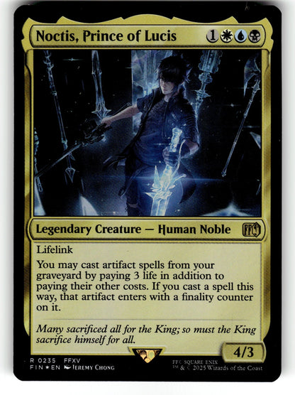 Noctis, Prince of Lucis – 235 FIN: FINAL FANTASY R Foil NM