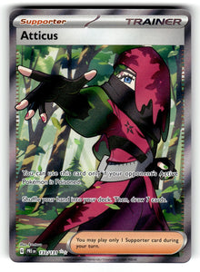 Atticus – 133/131 PRE: SV: Prismatic Evolutions Ultra Rare Holo NM