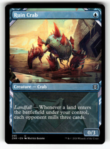 Ruin Crab (Showcase) – 295 ZNR: Zendikar Rising U NM