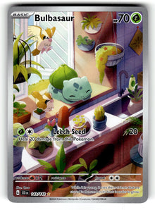 Bulbasaur – 143/142 SCR: SV07: Stellar Crown Illustration Rare Holo NM