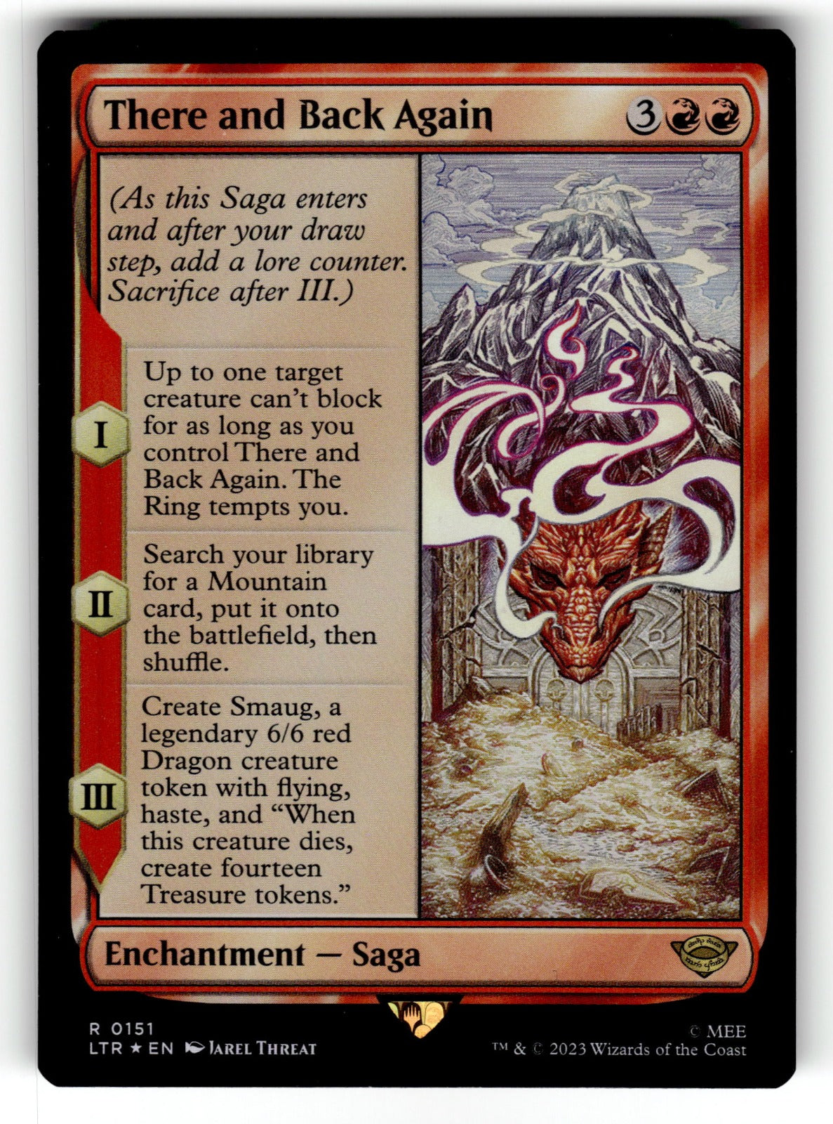 There and Back Again – 151 LTR: Universes Beyond: The Lord of the Rings: Tales of Middle-earth R Foil NM