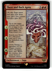 There and Back Again – 151 LTR: Universes Beyond: The Lord of the Rings: Tales of Middle-earth R Foil NM