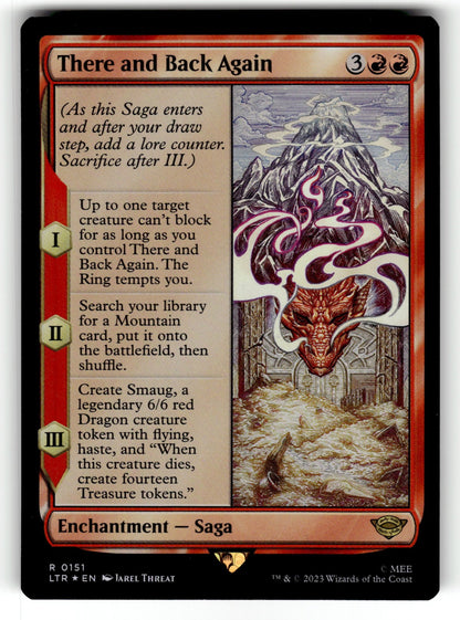 There and Back Again – 151 LTR: Universes Beyond: The Lord of the Rings: Tales of Middle-earth R Foil NM