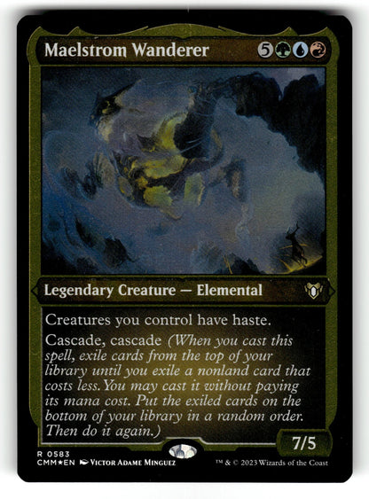 Maelstrom Wanderer (Foil Etched) – 583 CMM: Commander Masters R Foil NM