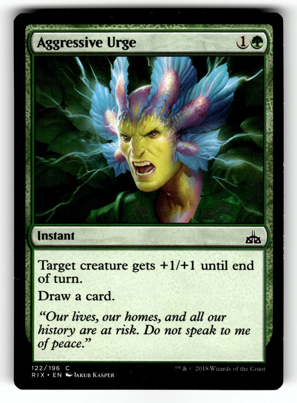 Aggressive Urge – 122 RIX: Rivals of Ixalan C LP