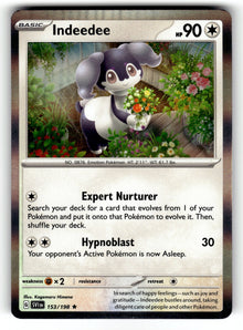 Indeedee – 153/198 SVI: SV01: Scarlet & Violet Base Set Rare Holo NM