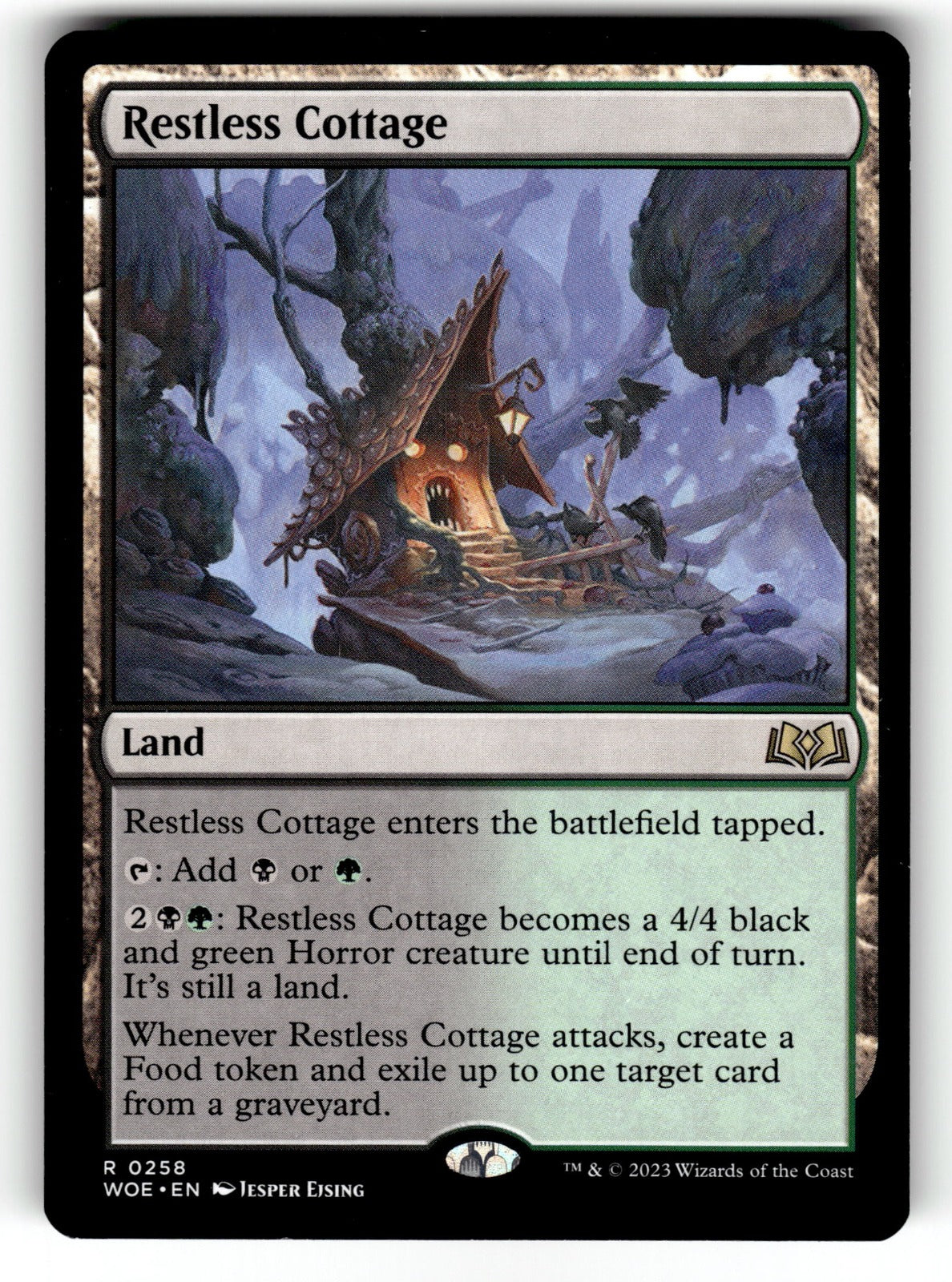 Restless Cottage – 258 WOE: Wilds of Eldraine R NM