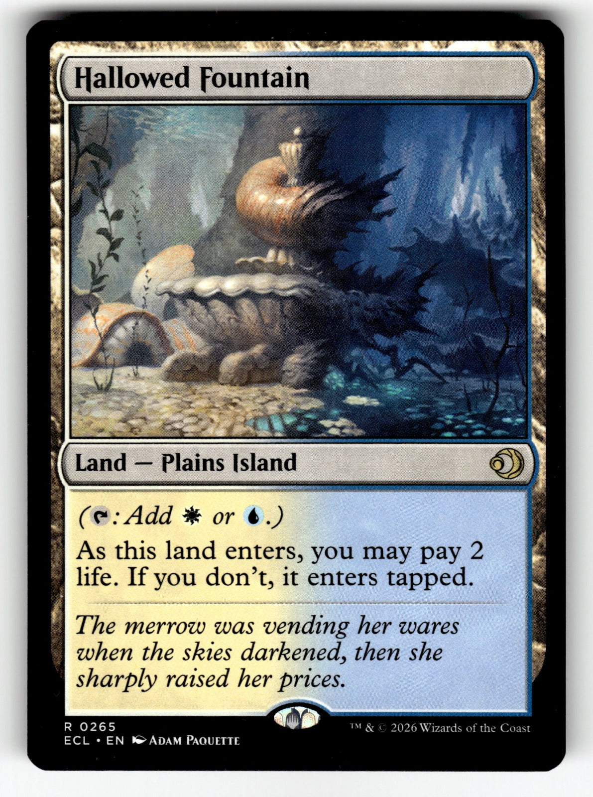 Hallowed Fountain – 265 ECL: Lorwyn Eclipsed R NM