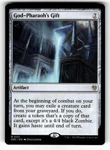 God-Pharaoh's Gift – 131 DRC: Commander: Aetherdrift R NM