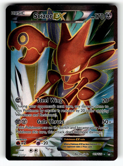 Scizor EX (Full Art) – 119/122 BKP: XY - BREAKpoint Ultra Rare HoloNM