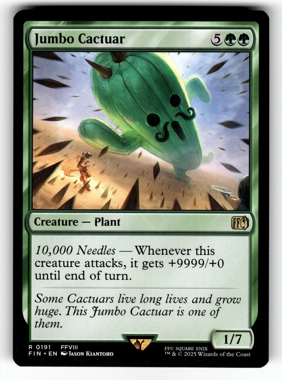 Jumbo Cactuar – 191 FIN: FINAL FANTASY R NM