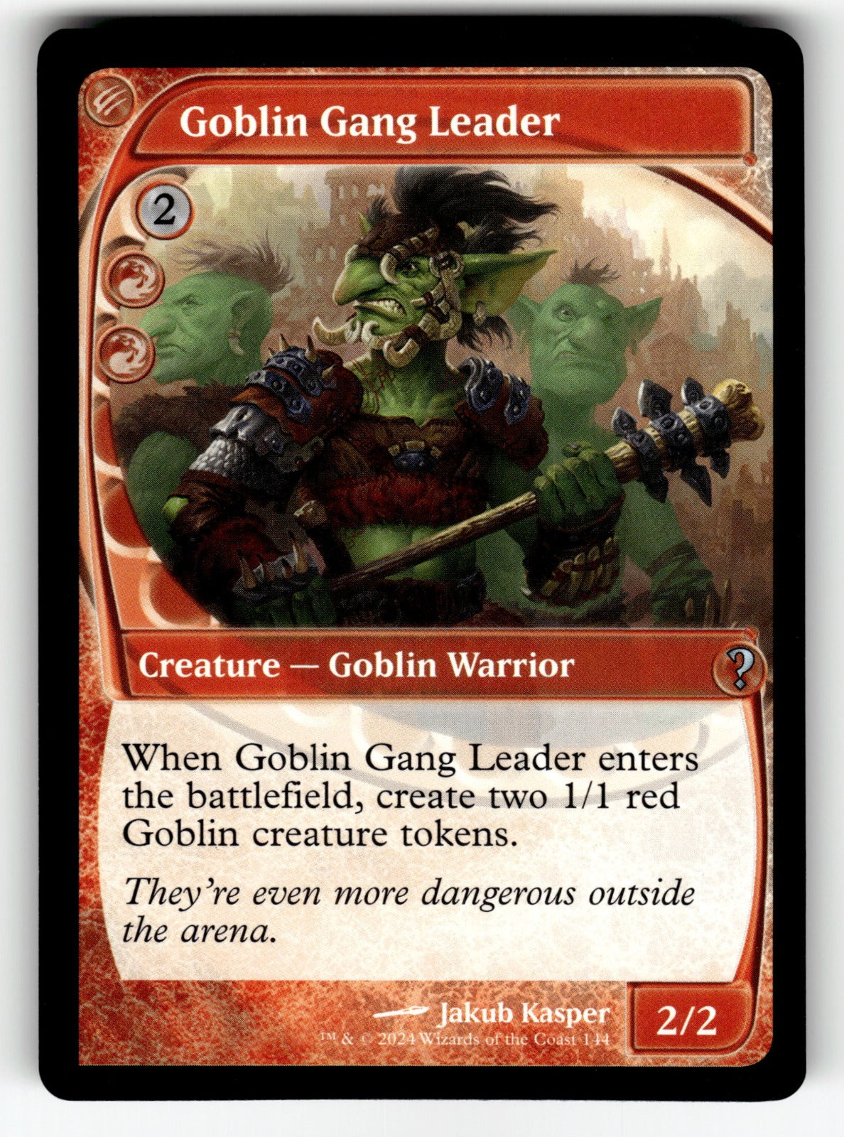 Goblin Gang Leader (Future Sight) – 144 MB2: Mystery Booster 2 U NM
