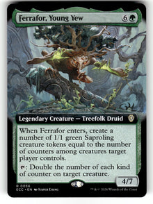 Ferrafor, Young Yew (Extended Art) – 36 ECC: Commander: Lorwyn Eclipsed R NM