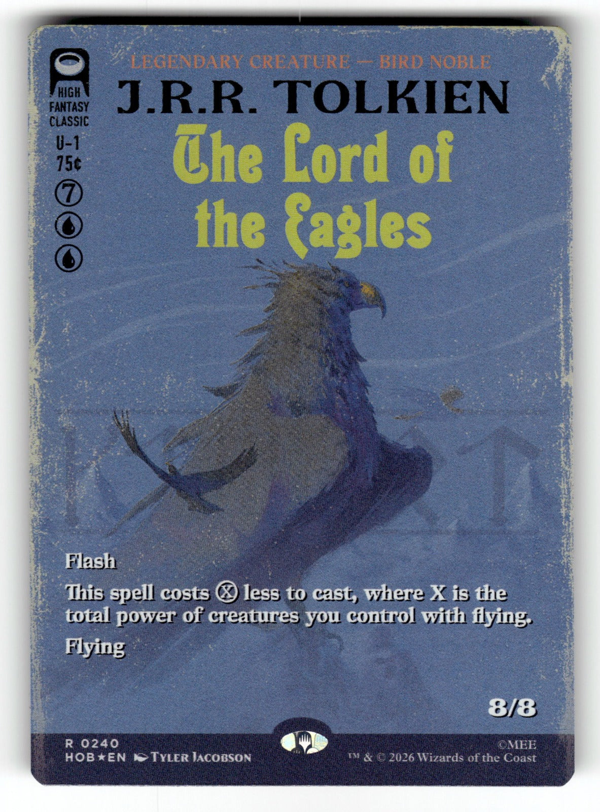 The Lord of the Eagles (Borderless) – 240 HOB: The Hobbit R Foil NM