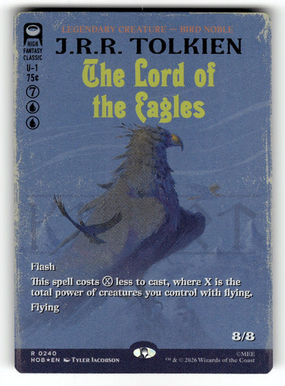 The Lord of the Eagles (Borderless) – 240 HOB: The Hobbit R Foil NM