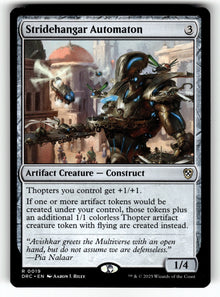 Stridehangar Automaton – 19 DRC: Commander: Aetherdrift R NM