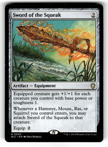 Sword of the Squeak – 40 BLC: Commander: Bloomburrow R NM