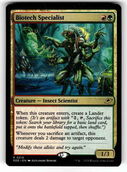 Biotech Specialist – 214 EOE: Edge of Eternities R NM