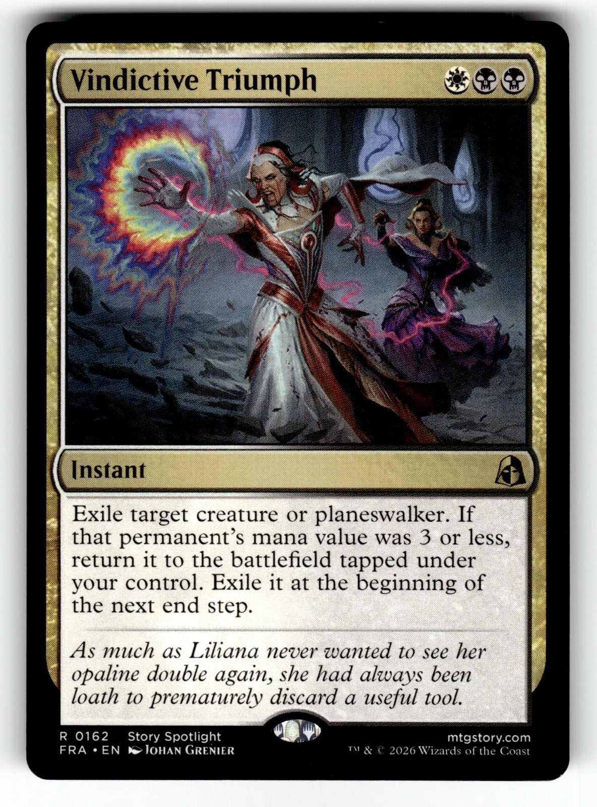 Vindictive Triumph – 162 FRA: Reality Fracture R NM