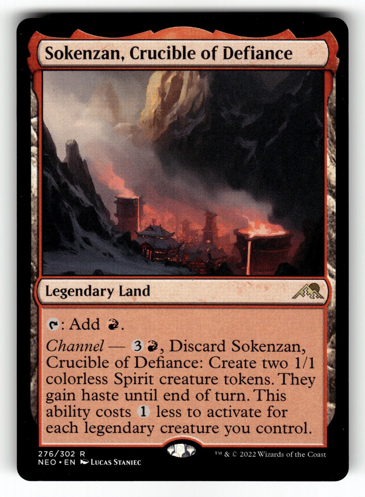 Sokenzan, Crucible of Defiance – 276 NEO: Kamigawa: Neon Dynasty R NM