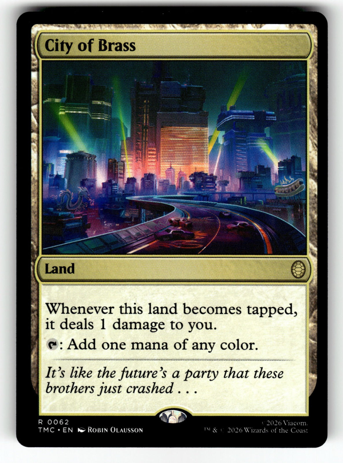 City of Brass – 62 TMC: Commander: Teenage Mutant Ninja Turtles R NM