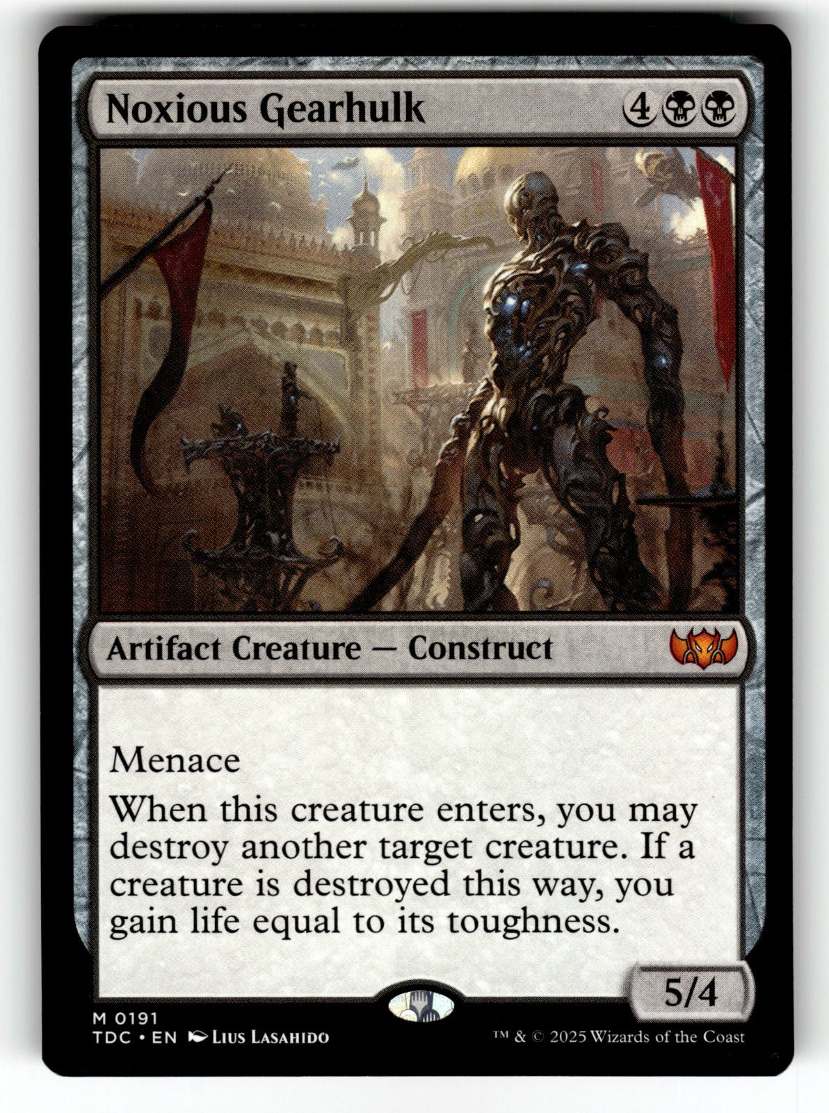 Noxious Gearhulk – 191 TDC: Commander: Tarkir: Dragonstorm M NM