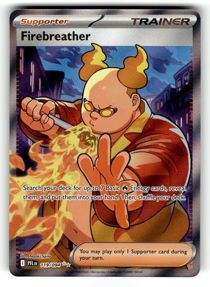 Firebreather – 119/094 PFL: ME02: Phantasmal Flames Ultra Rare Holo NM