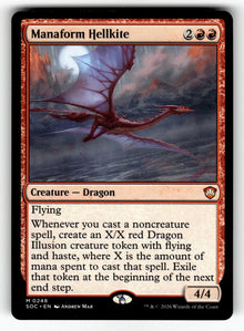 Manaform Hellkite – 248 SOC: Commander: Secrets of Strixhaven M NM