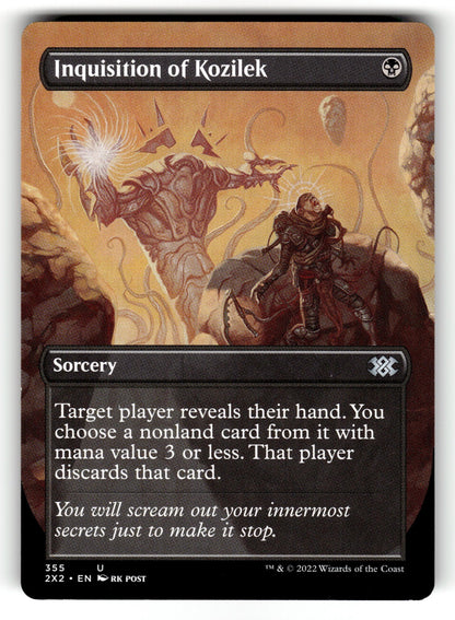 Inquisition of Kozilek (Borderless) – 355 2X2: Double Masters 2022 U NM
