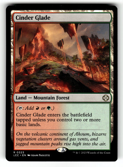 Cinder Glade – 323 LCC: Commander: The Lost Caverns of Ixalan R NM