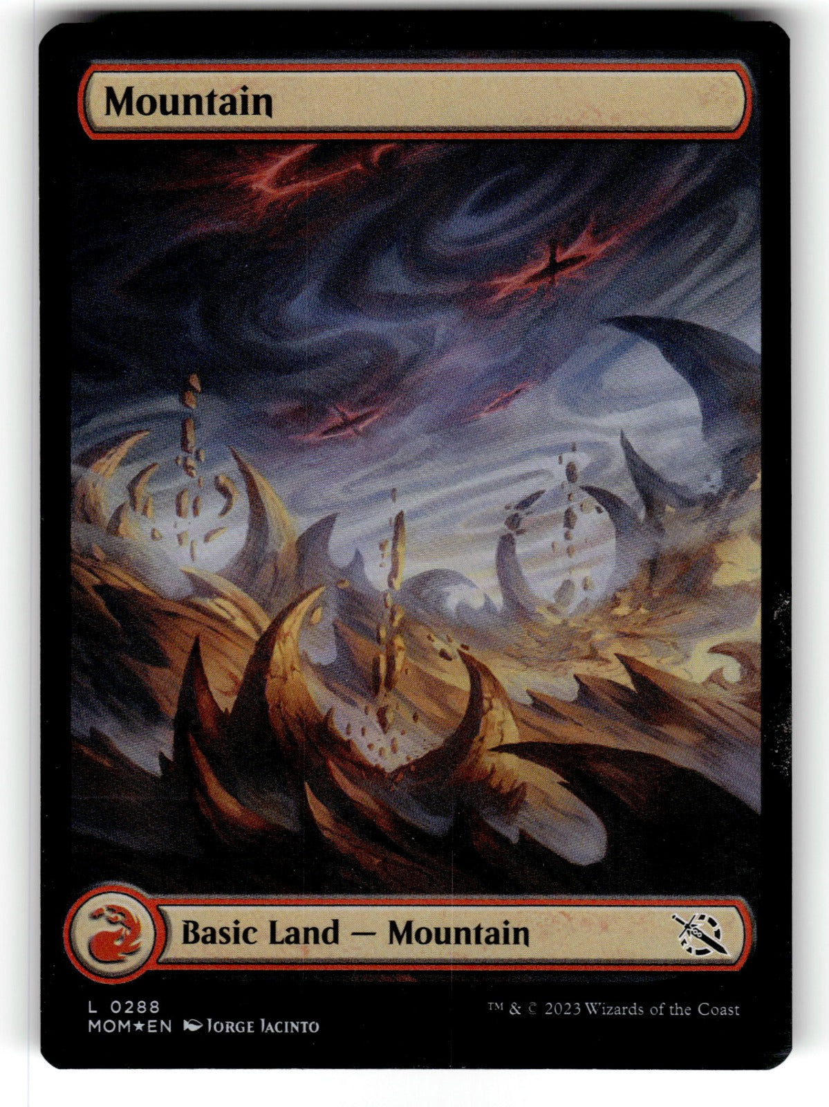 Mountain (0288) – 288 MOM: March of the Machine L Foil NM