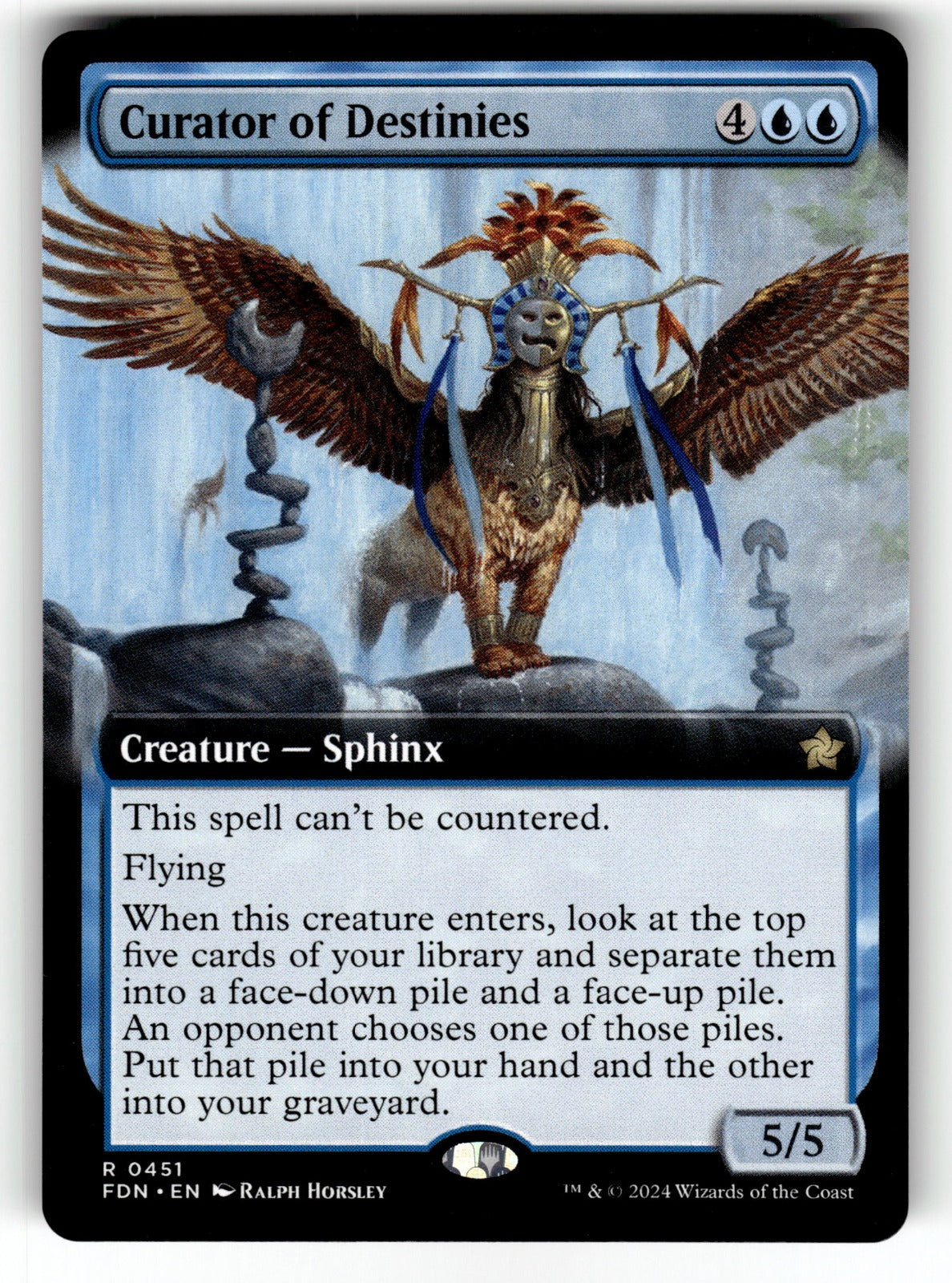 Curator of Destinies (Extended Art) – 451 FDN: Foundations R NM