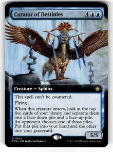 Curator of Destinies (Extended Art) – 451 FDN: Foundations R NM
