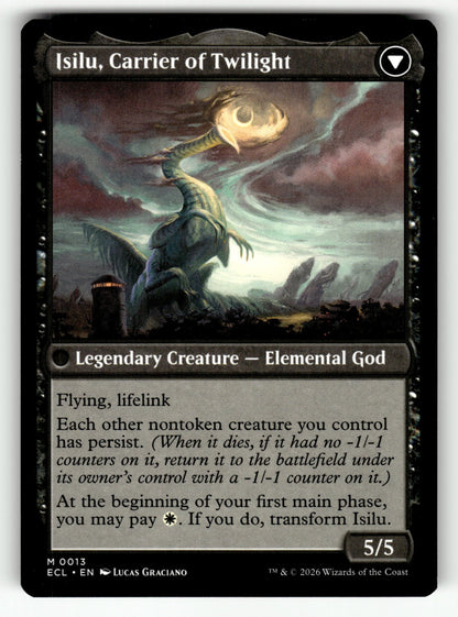 Eirdu, Carrier of Dawn – 13 ECL: Lorwyn Eclipsed M NM (Back)