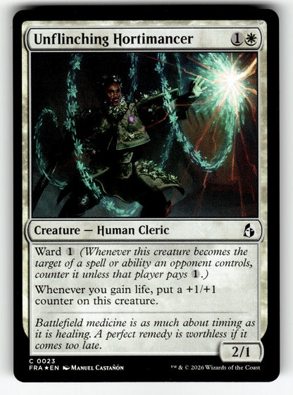 Unflinching Hortimancer – 23 FRA: Reality Fracture C Foil NM